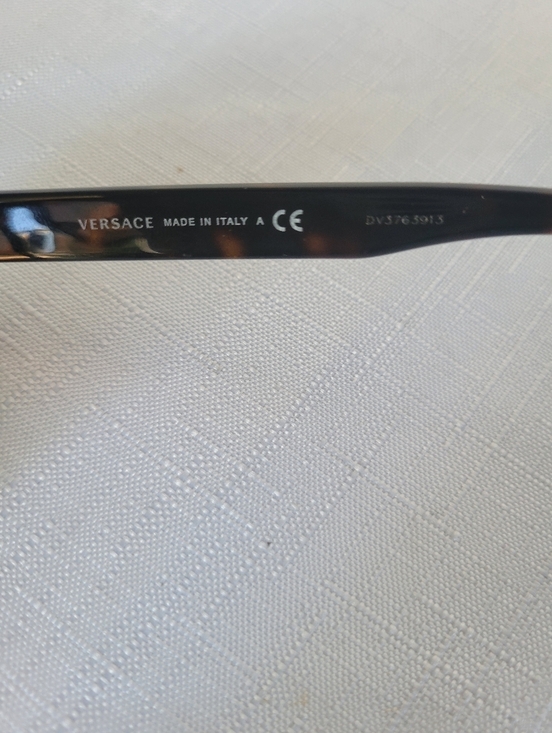 Versace Authentic Black Frame Sunglasses with Brown Lenses MOD#2198 main image 7